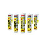Soudal 5 Adet Soudal Beyaz Silikon 280 gr