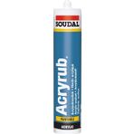 Soudal Acryrub Akrilik Mastik 280 Ml. Kahverengi