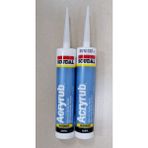 Soudal Akrilik Silikonize Mastik Set 2 Adet Beyaz Mastik +Tabanca