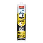 Soudal Fix All Turbo Hızlı V Süper Güçlü Yapıştırıcı 290 Ml Beyaz Beyaz