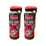 Soudal Multi Sprey Kobra Başlıklı Kir Pas Sökücü Bakım Spreyi 2 x 400 ML