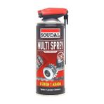 Soudal Pas Sökücü Yağlayıcı Multi Sprey 400 ml Kobra Başlık - 1 Adet