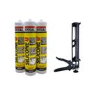 Soudal Şeffaf 280 ml 3'lü Set Silikon