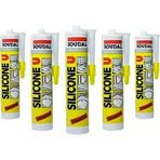 Soudal Şeffaf 280 ml 5'li Set Silikon