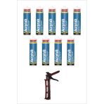 Soudal Silikonize Akrilik Mastik Beyaz 500Gr 9Adet+1 Adet Tabanca