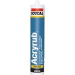 Soudal Silikonize Mastik 500 gr Gri Antibakteriyel Özellikli Akrilik Yapıştırıcı