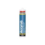 Soudal Silikonize Mastik Acryrub Beyaz 500GR. Silikonize Akrilik Mastik