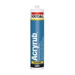 Soudal Silikonize Mastik Yapıştırıcı Siyah Renk 500gr Duşakabin Pencere Derz Su Geçirmez Boya