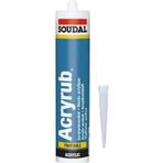 Soudal Tabanca ve 500 gr Antrasit Gri Silikonize Mastik