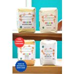 Soul Kitchen Organik Ürünler Organik Ince Buğday Irmiği (BEBEK IRMİĞİ) ** Pirinç Unu ** Tarhana ** Tam Yulaf Unu - Set (4X250GR)