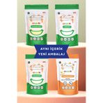 Soul Kitchen Organik Ürünler Organik Sertifikalı Bebek Sabah Maması İrmik Pirinç Unu Tam Yulaf Unu Set 4x250 g