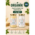 Soul Kitchen Organik Ürünler Organik Sertifikalı İnce Buğday İrmiği 300 g Pirinç Unu 300 g Avantaj Set Cam Kavanoz