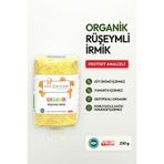 Soul Kitchen Organik Ürünler Organik Sertifikalı Rüşeymli İrmik Katkısız Saf Doğal 250 g