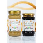 Soul Kitchen Organik Ürünler Organik Sertifikalı Tahin ve Keçiboynuzu Pekmezi Soğuk Sıkım Şeker İlavesiz Avantaj Set