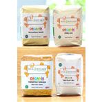 Soul Kitchen Organik Ürünler Organik Yoğurtsuz Tarhana - Ince Buğday Irmiği (BEBEK IRMİĞİ) - Pirinç Unu - Tam Yulaf Unu - 4x250gr