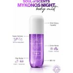 Soul of SCENTS Mykonos Night 180 ml Kadın Body Mist Oryantal Koku Hafif ve Ferah Formül