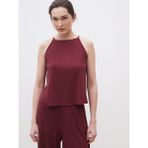 Soulife Halter Yaka Kadın Atlet - Bordo - M