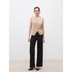 Soulife Wideleg Kadın Jean Pantolon - Siyah - 36