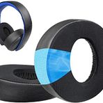 SOULWIT Soğutma Jel Kulak Pedleri için Sony Gold Wireless Playstation PS4 Kulaklık, Kulak Yastıkları için 2014 Sürümü, Kulaklık Modeli Cechya-0083 (Siyah)