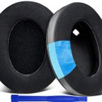 SOULWIT Soğutma Jeli Yedek Kulak Pedleri Minderler için Sony WH-1000XM4 (WH1000XM4) kulaklıklar, Kulak Pedleri Yüksek Yoğunluklu Gürültü Yalıtım Köpüğüne Sahip Yastıklar, İlave Kalınlık, Sensörü Etkilemeden - Siyah