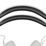 SOULWIT Yedek Kafa Bandı Ped Takımı için Sennheiser Pro Audio HD 25/HD25 Plus/HD25 SE Monitor DJ Kulaklıklar, Kulaklık Kafa Bandı Üst Yastık Kılıfı Onarım Parçası, Kolay Kendin Yap Kurulumu