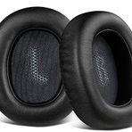 SOULWIT Yedek Kulak Pedleri Minderler için JBL Everest Elite 750 (750NC Model: V750NXT) Kulaklıklar, Kulak Yastıkları Yüksek Yoğunluklu Gürültü Yalıtımlı Köpüklü, Daha Yumuşak Protein Deri - Siyah