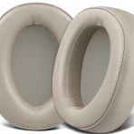 SOULWIT Yedek Kulak Pedleri Minderler için Sony WH-H900N (h.Ear on 2 Wireless) ve MDR 100ABN (h.Ear on Wireless), Gürültü Önleyici Kulak Üstü Kulaklıklar, Kulak Pedlerinin Değiştirilmesi - Altın