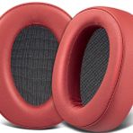 SOULWIT Yedek Kulak Pedleri Minderler için Sony WH-H900N (h.Ear on 2 Wireless) ve MDR 100ABN (h.Ear on Wireless), Gürültü Önleyici Kulak Üstü Kulaklıklar, Kulak Pedlerinin Değiştirilmesi - Turuncu