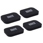 Sound Addicted Soundbar için İzolasyon Pedleri - Titreşim Önleyici Köpük Pedler Ayaklar (4 Paket) 3,5 inç x 2,5 inç x 0,65 inç Çoğu Soundbar için Uygun - Bar Pedleri (Dikdörtgen)