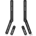 Soundbar Braketi, Çıkarılabilir Uzun ve Kısa Uzatma Kolu ile TV'nin Üstüne veya Altına Montaj için Soundbar Braketi TV, XINLEI SBR301 tarafından 10 kg'a kadar Soundbar için Soundbar Duvar Braketi