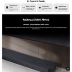 Soundbar Ev Sinema Sistemi Dolby Atmos 320W, 3.1.2 Kanal, Bluetooth,hdmı,wıfı Bağlantılı Premium Ses - Siyah
