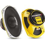 Soundmax Oto Mıdrange Oval 6x9 400W 2 Adet Soundmax SX-M69F - siyah