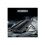 Soundmax Sx-3200.4Ab 4000W 4 Kanal Oto Amfi Profesyonel 4X80 Bas Kontrol Aparatlı