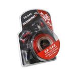 Soundmax SX-AWG8 8GA Vakumlu Oto Anfi Kablo Seti