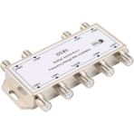 Sourcingasia DS81 8'i 1 Arada Sinyal Diseqc Anahtarı Lnb Alıcısı Çoklu Anahtar Ağır Hizmet Çinko Döküm Krom Kaplamalı (Yurt Dışından)