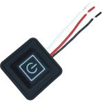 Sourcingasia Elektrikli Isıtma Kemer Dıy Sıcaklık Kontrol Cihazı Reostat Anahtarı Silikon Düğme Anahtarı 3.7 ~ 12 V Isıtmalı Yelek Pantolon S (Yurt Dışından)