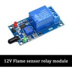Sourcingasia Ir Kızılötesi 1 Kanal 5V 12V Alev Algılama Sensörü Modülü Yangın Alarm Sensörü Röle Modülü Arduino Için (Yurt Dışından) - Siyah