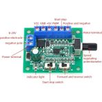 Sourcingasia Pwm Hız Kontrol Cihazı Fırçasız Dc Motor Sürücü Panosu Regülatör Plakası Regülatör Modülü Pwm Monitör DC8-24V Sürücü ile (Yurt Dışından) - NA - Siyah