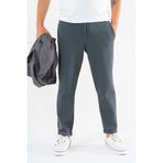 Souris Erkek Füme Duble Paça Jogger Pantolon Slimfit Rahat Kalıp