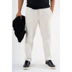 Souris Erkek Krem Duble Paça Jogger Pantolon Slimfit Rahat Kalıp