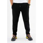 Souris Erkek Siyah Jogger Pantolon Bağcıklı Lastikli Bel Rahat Kesim Eşofman Altı - 2XL