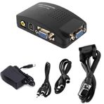 SOUTHSKY Aoeyoo® New TV AV S-Video RCA Composite VGA PC Monitör dönüştürücü adaptörü Box AY33