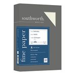 Southworth® %25 Pamuk İş Kağıdı, 21,94 cm x 28 cm, 10,94 kg, Doğal, 500'lü Kutu