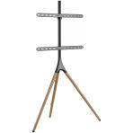 Şövalye Tipi Tv Standı 45-65 Inç | Ahşap & Metal | 180° Döner | 32 Kg Taşıma Kapasiteli