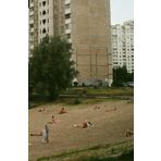 Soviet Block Aesthetic #4 – 220 Page Grid Notebook: Brutalist Apartment Edition | 5mm Grid | A5 Size | 220 Pages | Eastern Europe Inspired Architecture