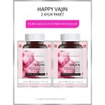 SOVITAL Happy Vajin - Kadın Sağlığı, Cranberry, Probiyotik, C Vitamini 60 Yumuşak Kapsül x2 Kutu