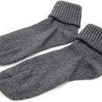SoxBox Gri Diyabetik Fitilli Erkek Çorap 40-45