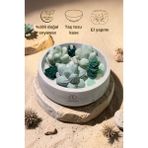 Soyasis Dekoratif Mum( Orta Boy Seri - Doğa) - VANİLYA KOKULU