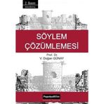 SÖYLEM ÇÖZÜMLEMESI - V. DOĞAN GÜNAY