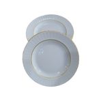 Söylemezavm 6'lı 19 Cm Yaldızlı Yemek Tabağı (6 Lı Tabak